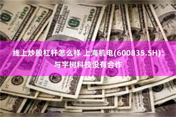 线上炒股杠杆怎么样 上海机电(600835.SH)：与宇树科技没有合作