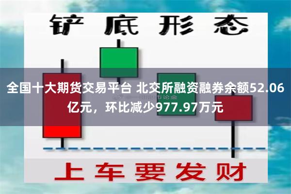 全国十大期货交易平台 北交所融资融券余额52.06亿元，环比减少977.97万元